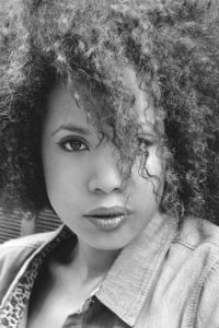 black and white portrait