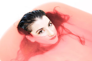 Strawberry bath
